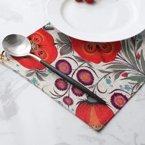 Poppy Flowers In A Pot Double Insulated Placemats