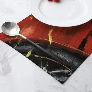 Porsche Red Crash Double Insulated Placemats