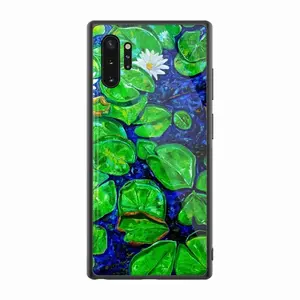 Water Lilies On The Blue Lake Samsung Galaxy Note10 Phone Case