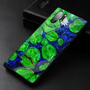 Water Lilies On The Blue Lake Samsung Galaxy Note10 Phone Case