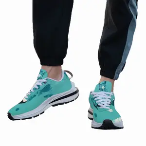 Men Turquoise Horse Training Shoes