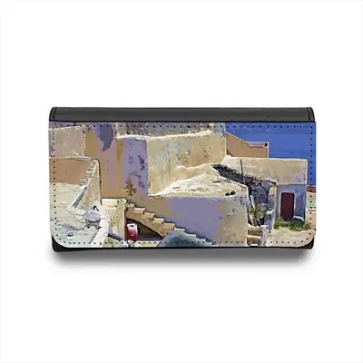 Santorini House And Cliffs In Oia Glasses Case