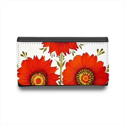 Three Red Flowers Glasses Case