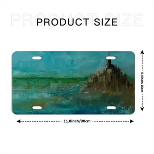 St Michaels Mount France License Plate Cover