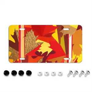 Autumn License Plate Cover