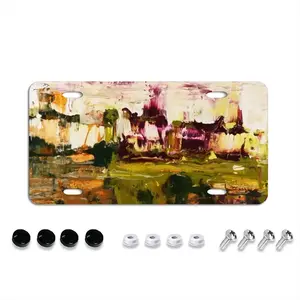 Blooming Cherry Trees License Plate Cover