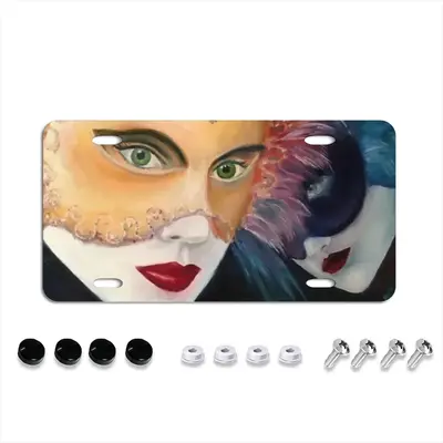 Mistery Masks License Plate Cover