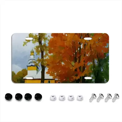 Fall Transcarpathia License Plate Cover