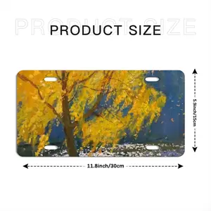 Golden Rain License Plate Cover