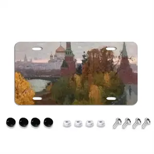 Autumn In The Kremlin License Plate Cover