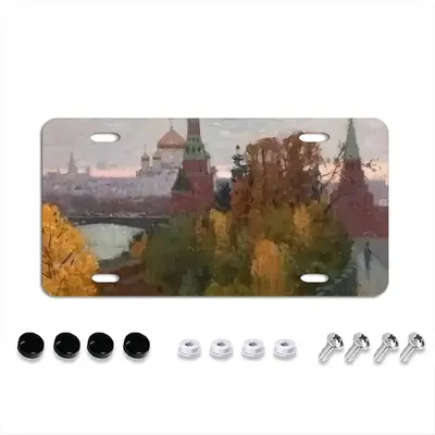 Autumn In The Kremlin License Plate Cover