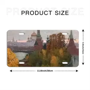 Autumn In The Kremlin License Plate Cover