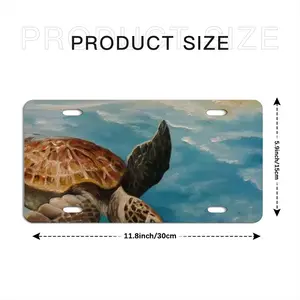 Caribbean Turtle Iii License Plate Cover