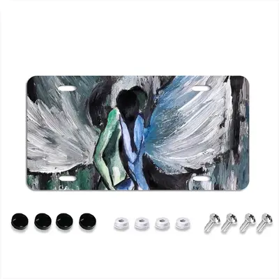 An Angel’S Embrace License Plate Cover