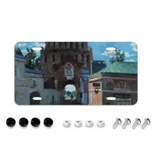 The Kremlins Pyatnitsky Gate In Kolomna License Plate Cover