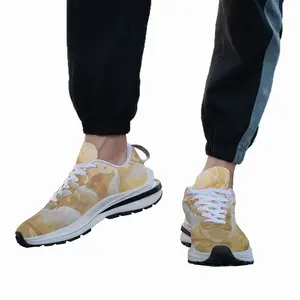 Men Gold Flower Training Shoes