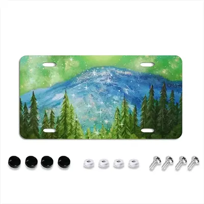 Mysterious Full Moon License Plate Cover