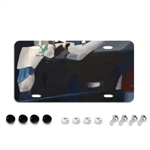 Black License Plate Cover