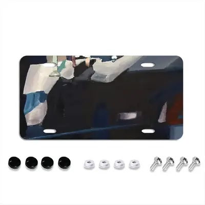 Black License Plate Cover