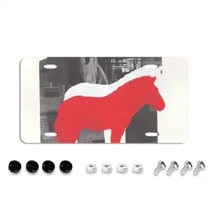 Wwf Przewalskis Horse License Plate Cover