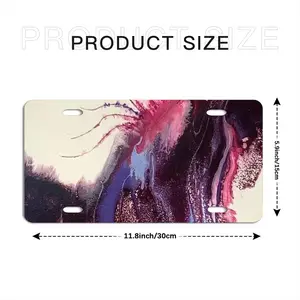 Purple Horse License Plate Cover