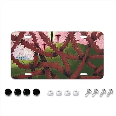 Calvary Through Thorns License Plate Cover