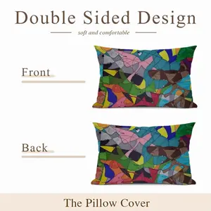 Bedlam 2 Polyester Pillow (Rectangle, Multi-Size)