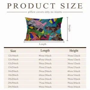 Bedlam 2 Polyester Pillow (Rectangle, Multi-Size)