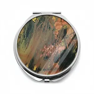 Bronze Abstraction Portable Makeup Mirror