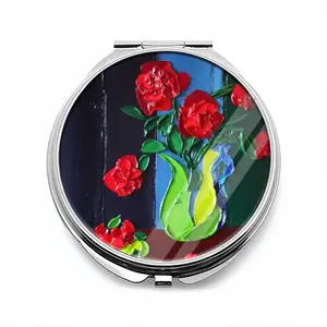 Roses And Cherries Portable Makeup Mirror