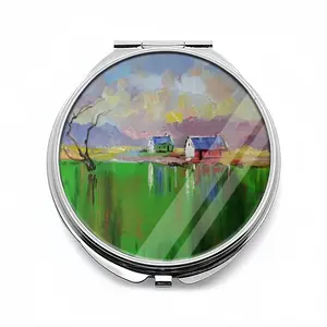 Green Ismy Valley Portable Makeup Mirror