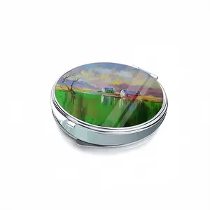 Green Ismy Valley Portable Makeup Mirror