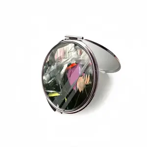 Black Rose Portable Makeup Mirror