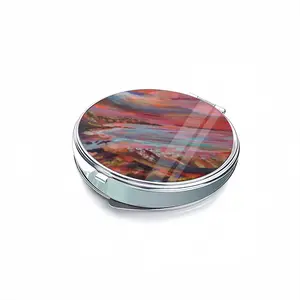 Red Skies Portable Makeup Mirror