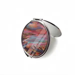 Red Skies Portable Makeup Mirror