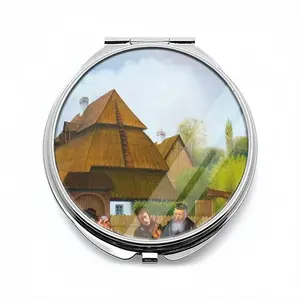 Klezmers In Shtetl Portable Makeup Mirror