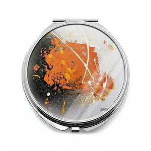 Basic Orange Portable Makeup Mirror