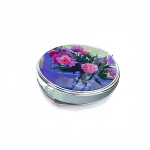 Peonies Portable Makeup Mirror