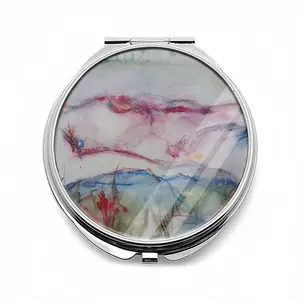 Paradise Meadows I Portable Makeup Mirror