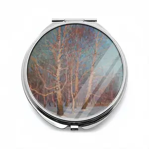 Frosty Evening Portable Makeup Mirror