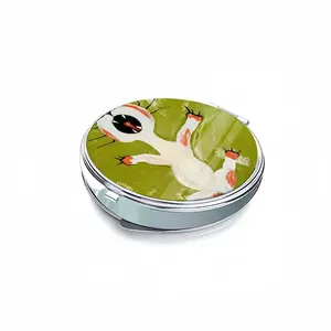 Scared Cat Portable Makeup Mirror