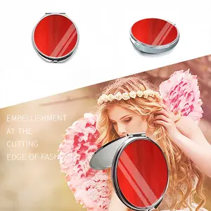 Red Horizon Portable Makeup Mirror