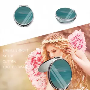 Faded And Worn Portable Makeup Mirror