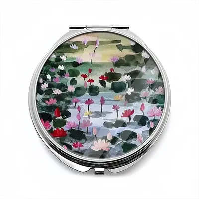 The Lotus Field Portable Makeup Mirror