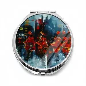 Cultural Dancers Portable Makeup Mirror