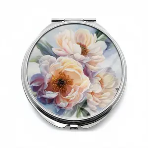 Beauty Of Peonies Portable Makeup Mirror