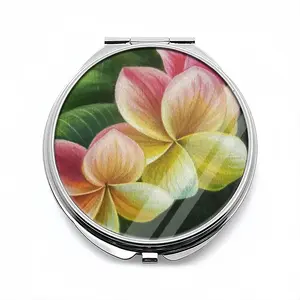 Hawaiian Flowers Portable Makeup Mirror