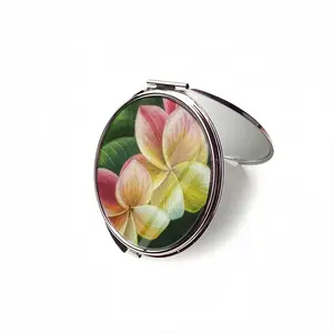 Hawaiian Flowers Portable Makeup Mirror