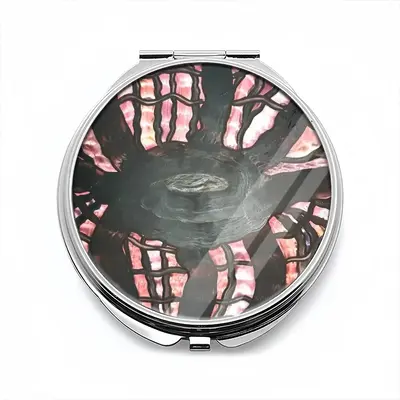 Black Web Portable Makeup Mirror