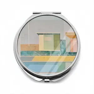 Yellow Carpet Portable Makeup Mirror